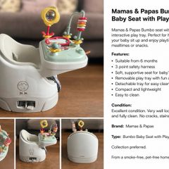 Mamas Papas Baby Seat Bumbo Seat