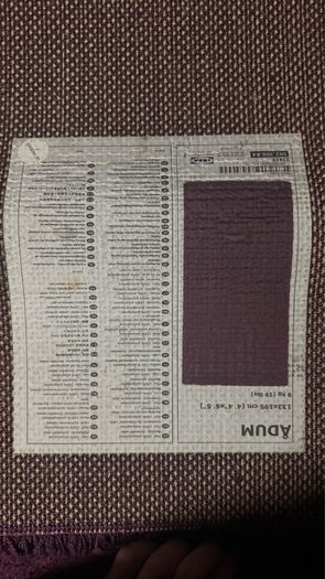 Adum rug Ikea purple