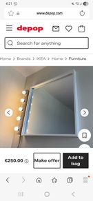 Ikea mirror lights and bulbs
