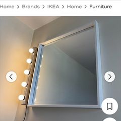 Ikea mirror lights and bulbs
