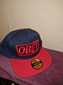 Brand New OBEY snapback cap - Red