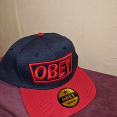 Brand New OBEY snapback cap - Red