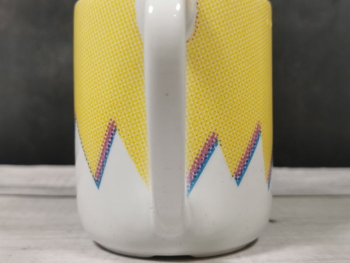 RARE Andy Warhol Porcelain Cup Artist Series Mug with Nose & Tongue Glasses VGC