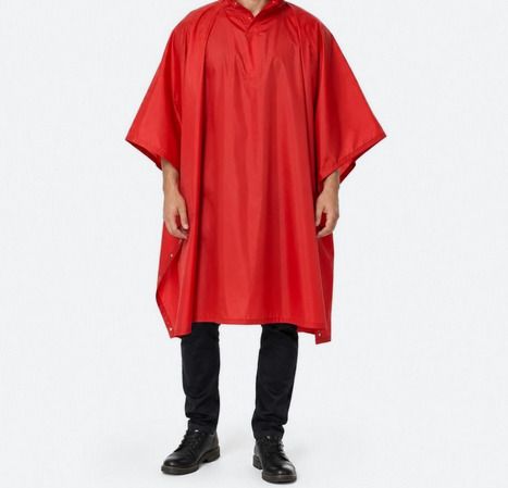 XL Waterproof Poncho with a Hood - ideal for festivals, travelling, outdoor activities etc