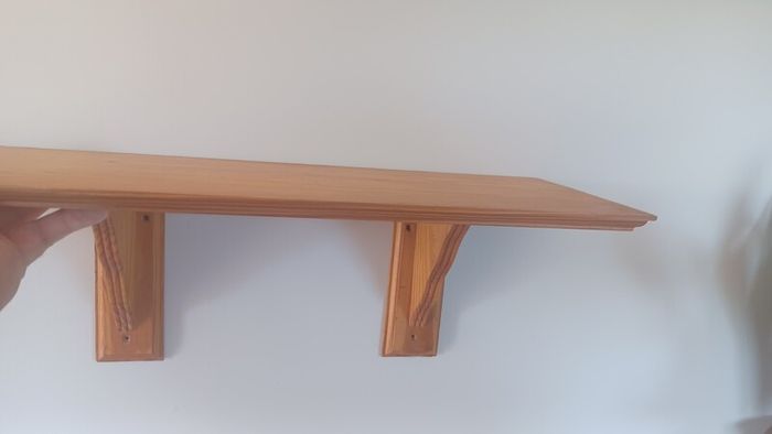 hardwood shelf
