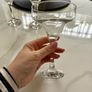 4 x clear margarita cocktail glasses Image 2