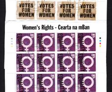 2011 Ireland Women's Rights Commemorative Stamps Plate 1B1B1B1B Fine CDS Used with Dublin cancel of 3rd March 2011 (First day of issue) on envelope extract