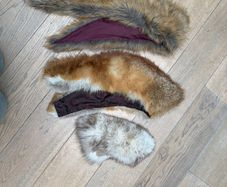 3 x Vintage Genuine Real Fur Stoles / Collars