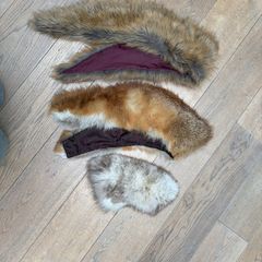 3 x Vintage Genuine Real Fur Stoles / Collars