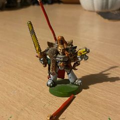 Warhammer 40k Space Wolves Ragnar Blackmane 2nd edition Metal