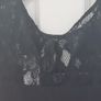 PLUS SIZE (22) Black Lace & Pleat Top. New Image 5