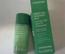 Innisfree green tea ceramide milk 15ml