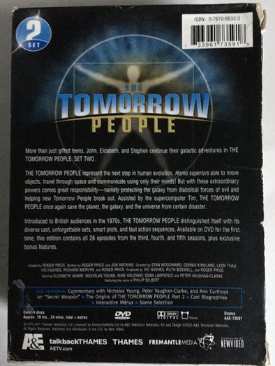The Tomorrow People (Complete Series 1-8) 1973 - 1979 [DVD TV Boxsets] Region 1