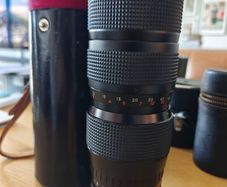 Kiron 75-205mm f/3.5 Macro Zoom Lens | Pentax K Mount | Original Case | Made in Japan