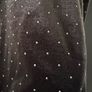 Girls black velour Dress 134-140 or 8-10yo Image 2