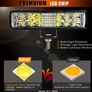 2pcs 17.78 cm LED Light Bar 60W 5500LM 6500K White Lighting Off Road Driving Auxiliary LED Image 5