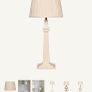 Hedgeroe Drum Pleated Linen Shade Image 2