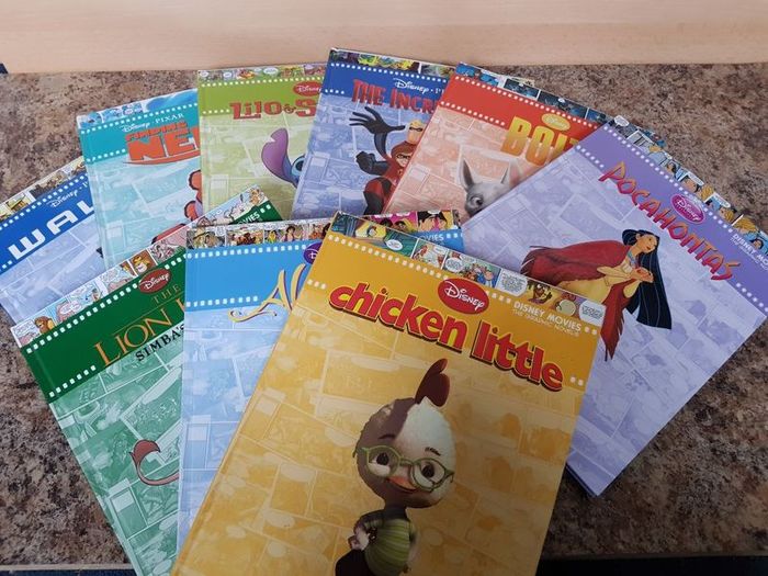 Disney movies the graphic novels books x 9