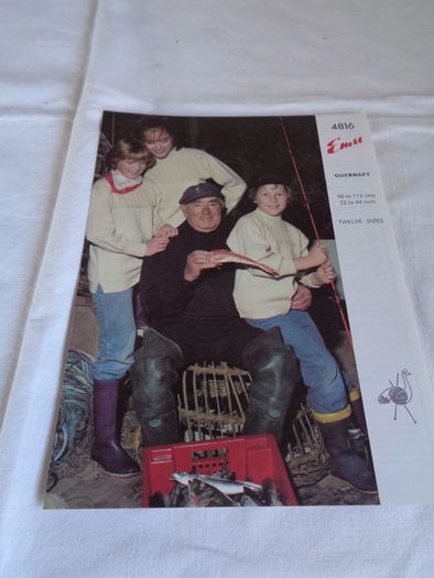 Emu Guernsey Knitting Pattern for Sale