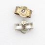 Vintage 925 Sterling Silver Leaf Stud Earrings Image 5