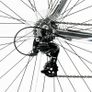 59cm Viking Tre-Valli 24 Speed STI 700c Wheel Gents, GreY Image 4