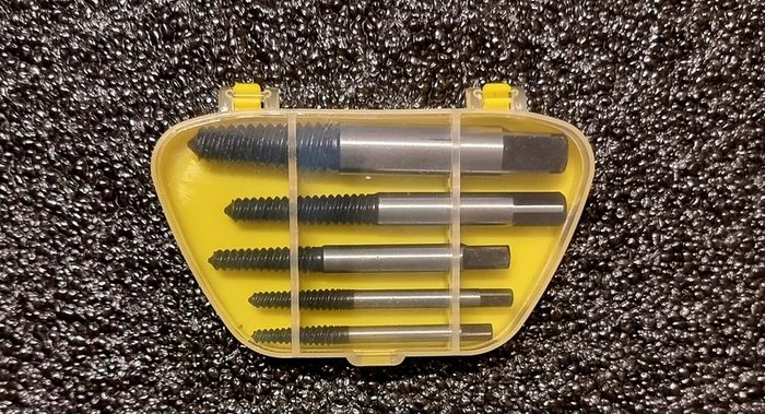 Steel Durable Screw Extractor Drill Bits 5pcs, new, unopened.
