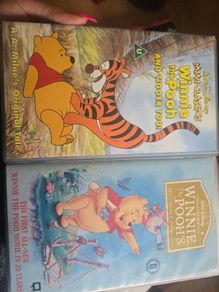 Disney Winnie the Pooh Vintage VHS Tape Bundle (Set of 2)