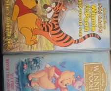 Disney Winnie the Pooh Vintage VHS Tape Bundle (Set of 2)