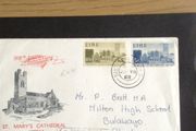 1968 First Day Covers Europa, Human Rights, Limerick Cathedral