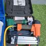 compressor spray gun new 2 tac guns boxes of staples and tacks. 1 dust gun Image 4