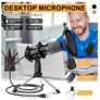 BRAND NEW USB Gaming Microphone Computer Studio Tripod Stand Condenser Desktop Mic for PC Skype Youtube Podcasting Image 2