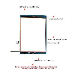 Replacement Touch Screen Digitizer For Apple iPad 10.2" 9th Gen 2021 - Black