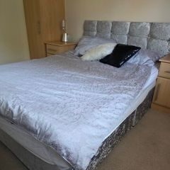 Double Divan bed with Headboard
