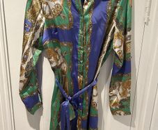 Satin Shirt Dress BNWT
