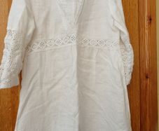 White Linen & Lace Pepe Jeans top Age 12
