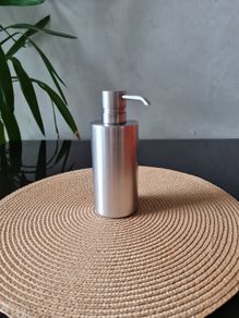Stainless steel soap dispenser