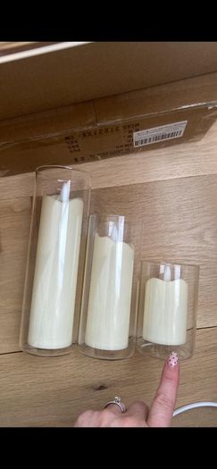 Candle Holder & Battery Candles