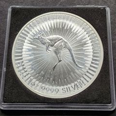 1 oz silver KANGAROO 2023 1 Dollar coin in Square capsule.