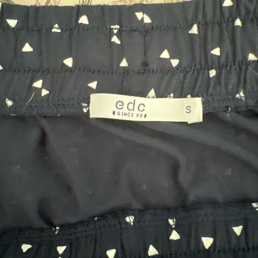 Esprit navy & white skirt. Size S