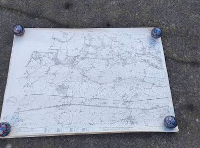 1953 38x27" Ordnance Map of Lucan