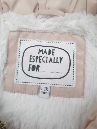 M&S Babygirl winter jacket 12-18 months