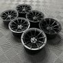 18" Inch Strom DSF55 Alloy Wheels 5x114.3 Nissan Silvia Skyline S13 S14 S15 RX7 R32 R33 Lexus IS200 Image 3