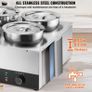 220v Commercial Soup Warmer Soup Station with 4 x7Litre  Pot Soup Kettle Warmer Image 3