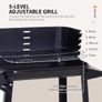 Charcoal BBQ Grill Trolley Patio Outdoor Garden Barbecue Image 7