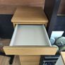 Chest of 6 drawers Malm oak veneer with mirror Image 2