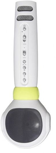 Technaxx MusicMan Karaoke Microphone Kids BT-X36, 115dB, Bluetooth, playtime 22 hours, white