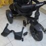 QPlay Premium 6-in-1 Trike Stroller (All Black Edition) + Rain Cover Image 2