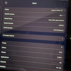 iPad 9th gen with Logitech keyboard