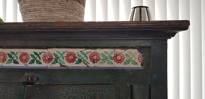 Vintage Indian cabinet/bookcase