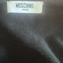 Moschino jeans Donna black zipped cardi with bow size UK12 EU40 Postage included Image 5